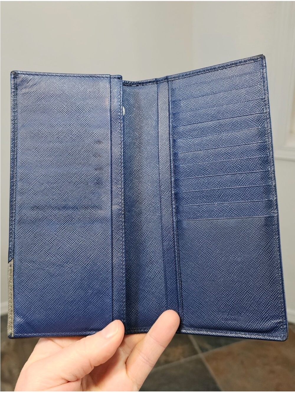 Prada Saffiano Leather Long Wallet - AUTHENTICITY CARD
INCLUDED - MSRP $830 - Picture 6 of 16